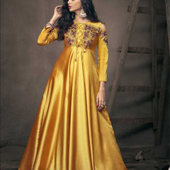 pure Soft RIN197 4074 Gowns Wholesale Fancy Gowns Embroidery Gowns Designer Gowns