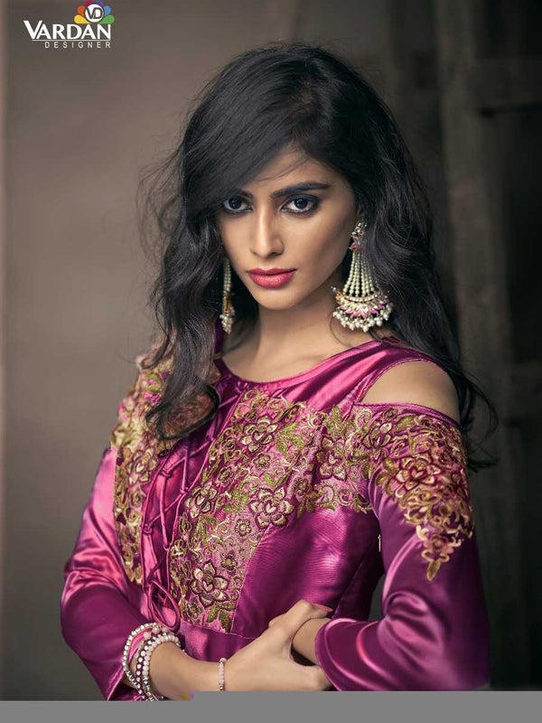 pure Soft RIN197 4074 Gowns Wholesale Fancy Gowns Embroidery Gowns Designer Gowns