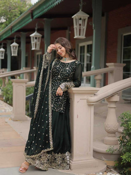 Rangoli Silk KESH489 1132 Suits & Dresses Wholesale Ladies Suits Embroidery Suits Palazzo Suit Wedding Suits
