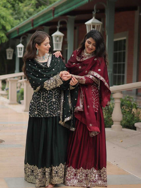 Rangoli Silk KESH489 1132 Suits & Dresses Wholesale Ladies Suits Embroidery Suits Palazzo Suit Wedding Suits