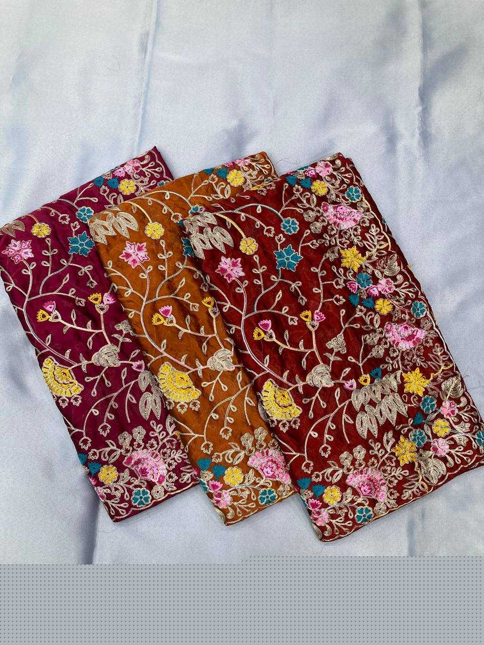 Rangoli Silk RIN188 Jeremy Sarees Sarees Wholesale Designer Sarees Embroidered Sarees Heavy Work Sarees