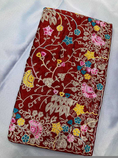 Rangoli Silk RIN188 Jeremy Sarees Sarees Wholesale Designer Sarees Embroidered Sarees Heavy Work Sarees