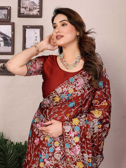 Rangoli Silk RIN188 Jeremy Sarees Sarees Wholesale Designer Sarees Embroidered Sarees Heavy Work Sarees