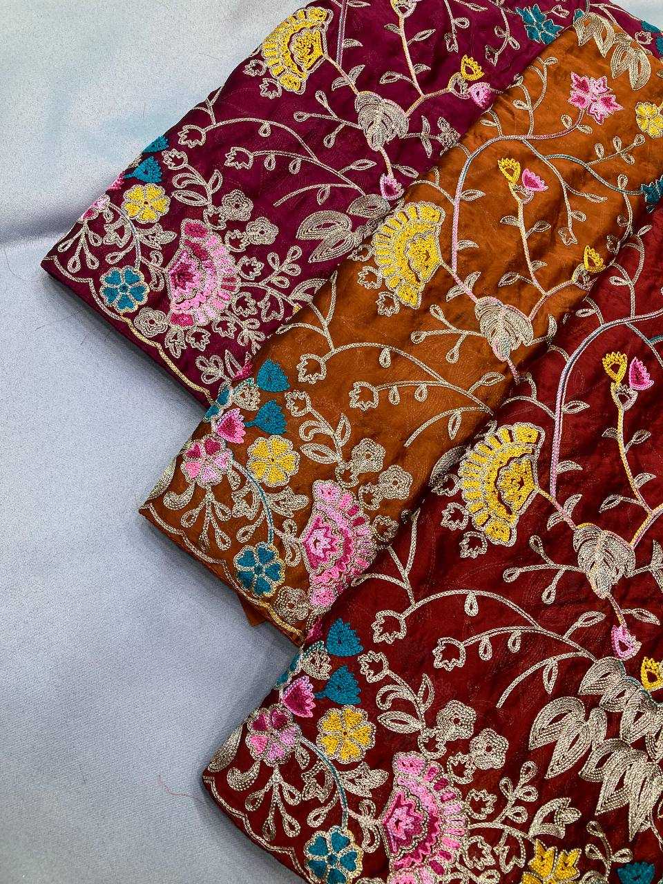 Rangoli Silk RIN188 Jeremy Sarees Sarees Wholesale Designer Sarees Embroidered Sarees Heavy Work Sarees