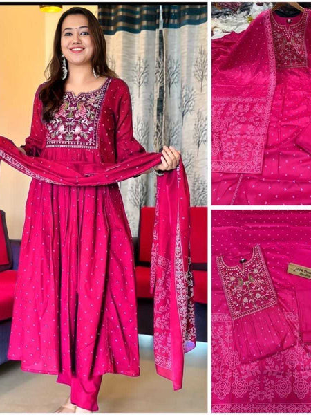 Rayon RIN222 SI-197 Suits & Dresses Wedding Collections Festive Collections Wholesale Dresses Casual Dresses Embroidered Dresses
