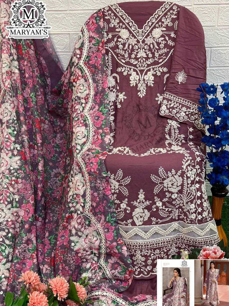 Reyon Cotton KESH495 Pakistani Suits & Dresses Wholesale Ladies Suits Kashmiri Suits Embroidery Suits Palazzo Suit