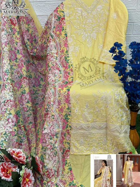 Reyon Cotton KESH495 Pakistani Suits & Dresses Wholesale Ladies Suits Kashmiri Suits Embroidery Suits Palazzo Suit