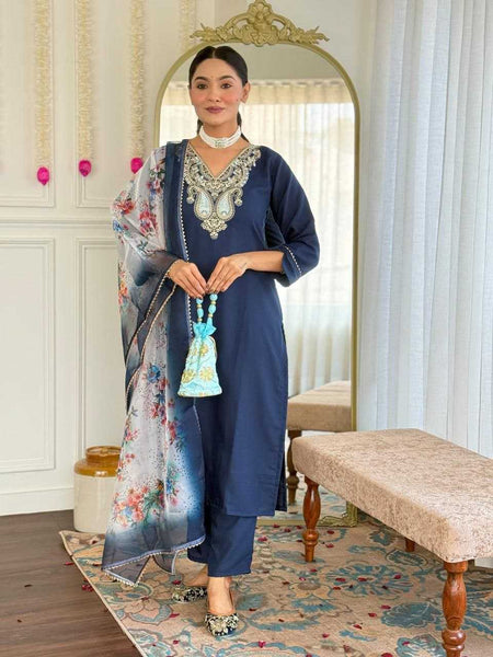 Reyon Cotton RIN217 318 Suits & Dresses Wholesale Ladies Suits Embroidery Suits Party wear suits Wedding Suits
