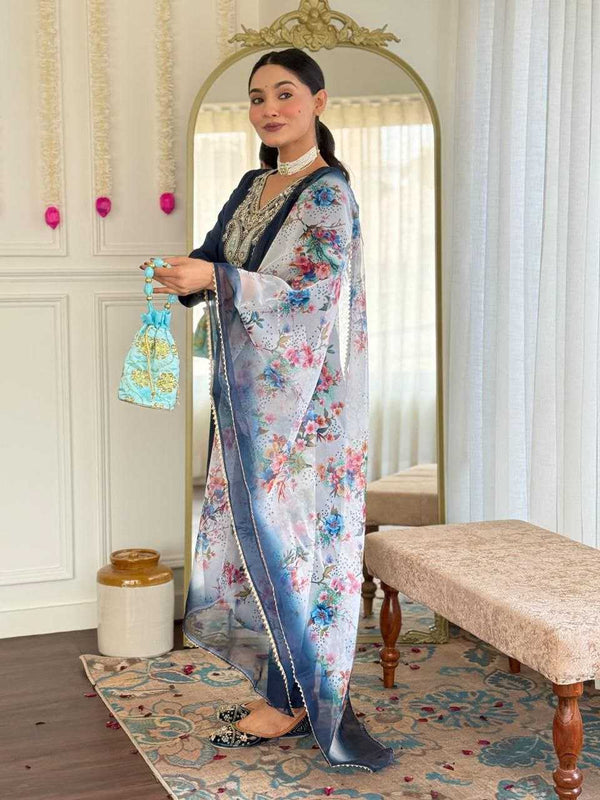 Reyon Cotton RIN217 318 Suits & Dresses Wholesale Ladies Suits Embroidery Suits Party wear suits Wedding Suits