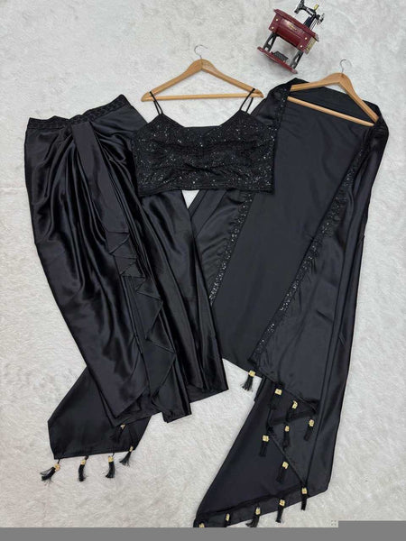 Satin Silk RIN162 5842 Western Wears Wholesale One Piece Dress