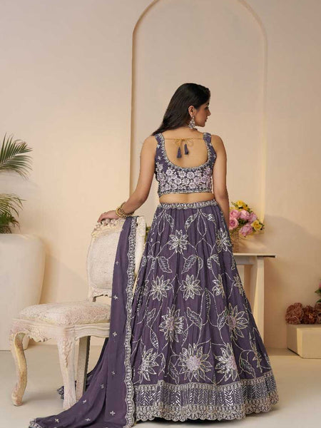 Satin Silk RIN197 4438 Lehengas Wholesale Designer Lehenga Fancy Lehenga Bridal Lehenga