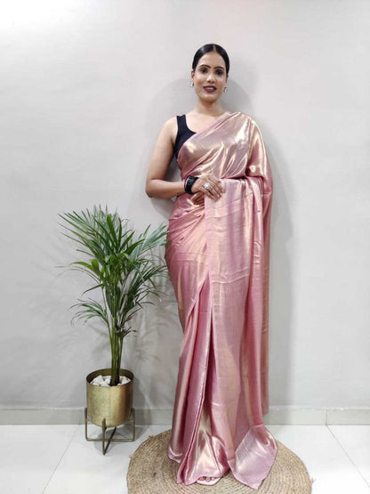 Shimmer silk RIN214 009 Sarees Wholesale Ready To Wear Sarees Silk Sarees