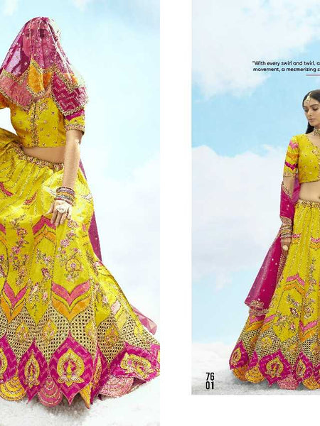 Silk RIN197 2815 Lehengas Wholesale Designer Lehenga Bridal Lehenga Wedding Lehenga