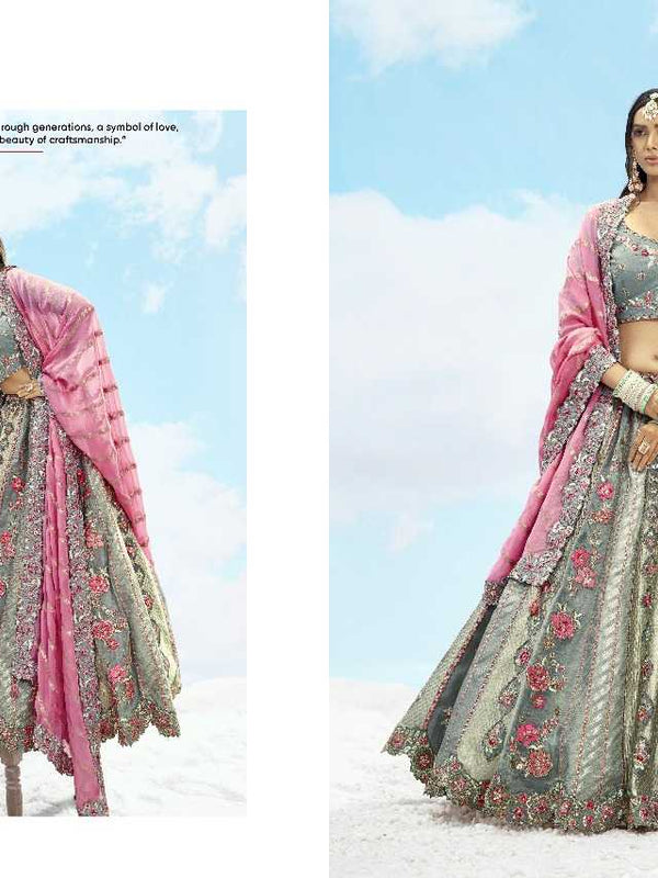 Silk RIN197 2815 Lehengas Wholesale Designer Lehenga Bridal Lehenga Wedding Lehenga