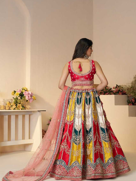 Silk RIN197 4439 Lehengas Wholesale Designer Lehenga Fancy Lehenga Wedding Lehenga