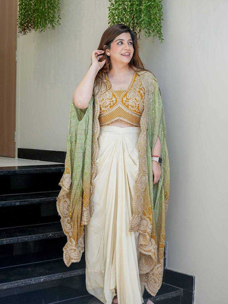 Silk RIN197 4454 Suits & Dresses Wholesale Indo Western Dresses Wedding Suits Designer Suits