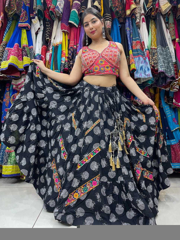 Soft Cotton KESH444 BLACK BEAUTY 3 Lehengas Wholesale Designer Lehenga Fancy Lehenga Chaniya Choli Floral Lehenga