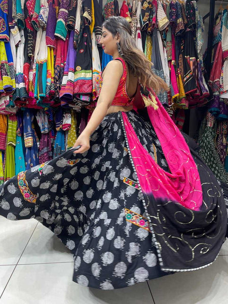 Soft Cotton KESH444 BLACK BEAUTY 3 Lehengas Wholesale Designer Lehenga Fancy Lehenga Chaniya Choli Floral Lehenga