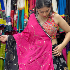 Soft Cotton KESH444 BLACK BEAUTY 3 Lehengas Wholesale Designer Lehenga Fancy Lehenga Chaniya Choli Floral Lehenga