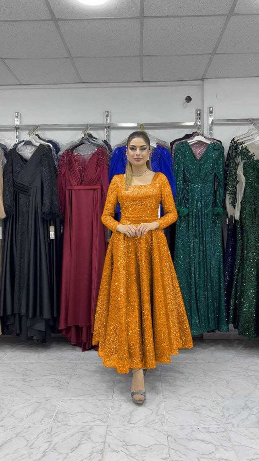 Soft Net RIN157 PC-2701 Gowns Wedding Collections Festive Collections Wholesale Party Gowns Bridal Gowns Sequin Gowns