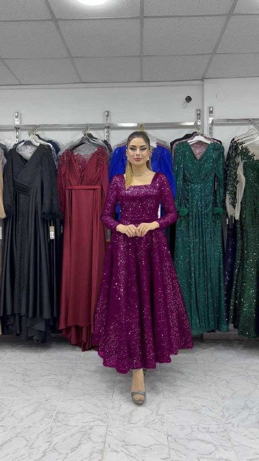 Soft Net RIN157 PC-2701 Gowns Wedding Collections Festive Collections Wholesale Party Gowns Bridal Gowns Sequin Gowns