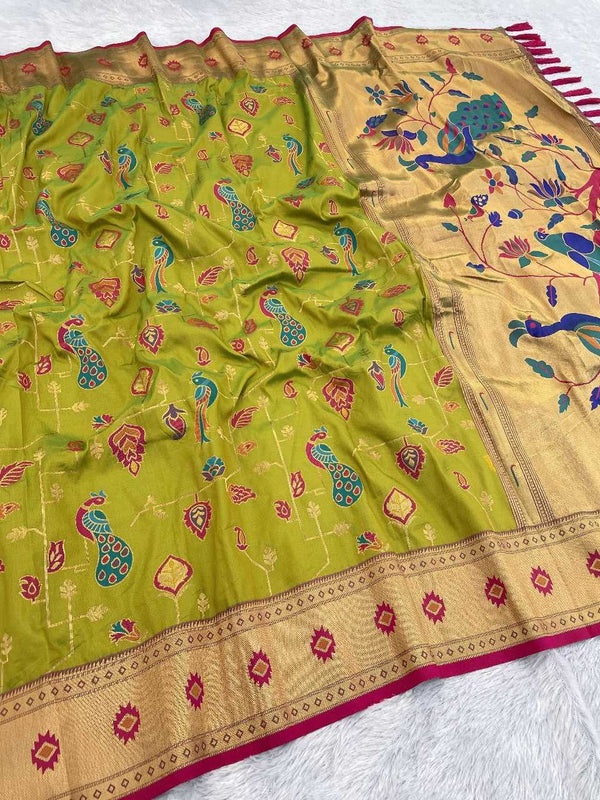 Soft Silk RIN116 RESHMA JAAL Silk Sarees Wedding Collections Wholesale Paithani Sarees Soft Silk Sarees Haldi Outfits Mehendi Outfits Sangeet Outfits