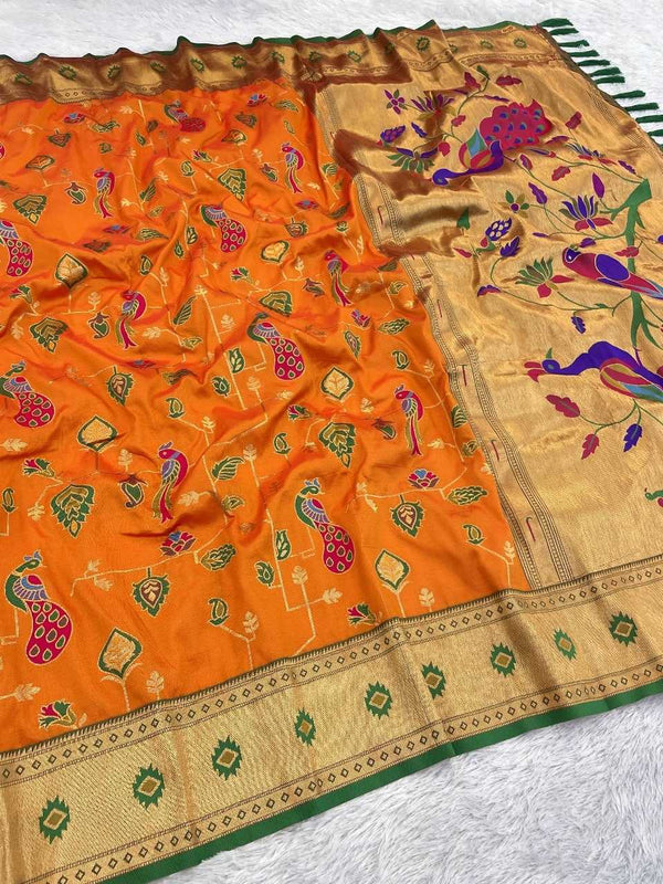 Soft Silk RIN116 RESHMA JAAL Silk Sarees Wedding Collections Wholesale Paithani Sarees Soft Silk Sarees Haldi Outfits Mehendi Outfits Sangeet Outfits