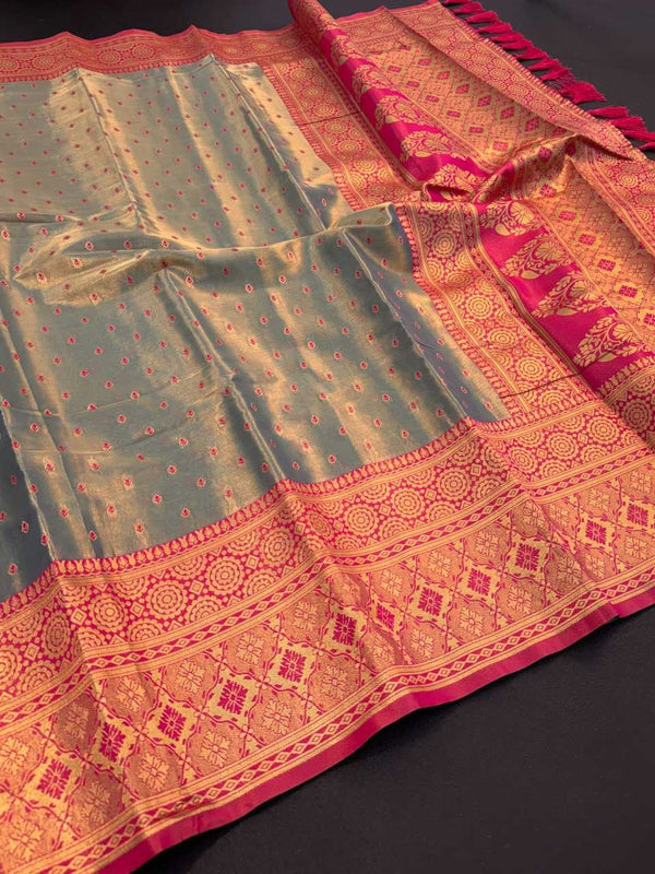 Soft Tissue RIN116 -REW08 Sarees Silk Sarees Wedding Collections Wholesale Soft Silk Sarees Tissue Silk Saree Party Wear Silk Sarees Mehendi Outfits