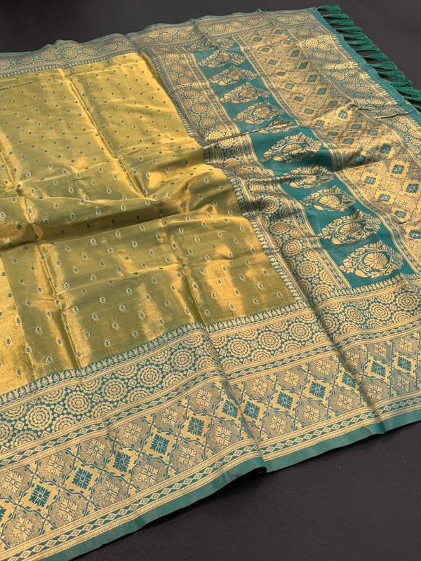 Soft Tissue RIN116 -REW08 Sarees Silk Sarees Wedding Collections Wholesale Soft Silk Sarees Tissue Silk Saree Party Wear Silk Sarees Mehendi Outfits