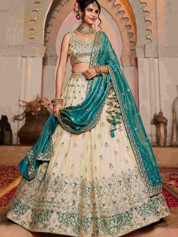Tissue RIN197 2650 Lehengas Wholesale Designer Lehenga Fancy Lehenga Silk Lehenga