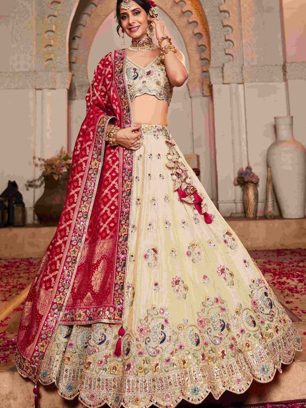 Tissue RIN197 2652 Lehengas Wholesale Designer Lehenga Bridal Lehenga Silk Lehenga