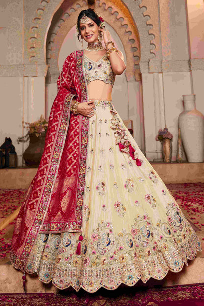 Tissue RIN197 2652 Lehengas Wholesale Designer Lehenga Bridal Lehenga Silk Lehenga