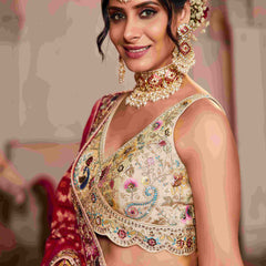 Tissue RIN197 2652 Lehengas Wholesale Designer Lehenga Bridal Lehenga Silk Lehenga