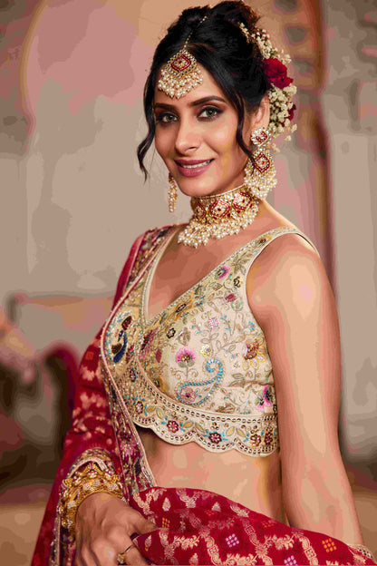 Tissue RIN197 2652 Lehengas Wholesale Designer Lehenga Bridal Lehenga Silk Lehenga