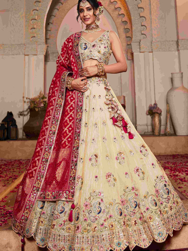 Tissue RIN197 2652 Lehengas Wholesale Designer Lehenga Bridal Lehenga Silk Lehenga