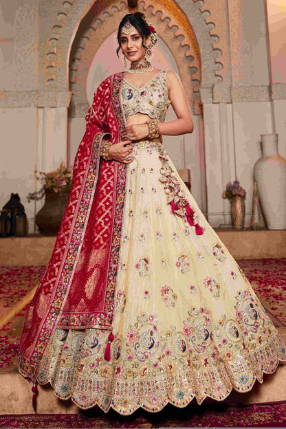 Tissue RIN197 2652 Lehengas Wholesale Designer Lehenga Bridal Lehenga Silk Lehenga