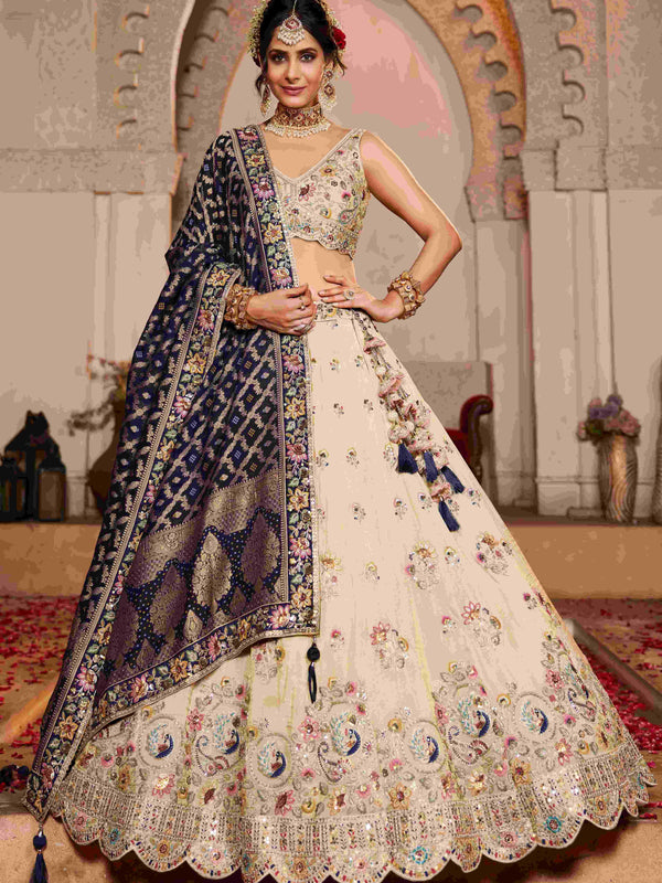 Tissue RIN197 2652 Lehengas Wholesale Designer Lehenga Bridal Lehenga Silk Lehenga