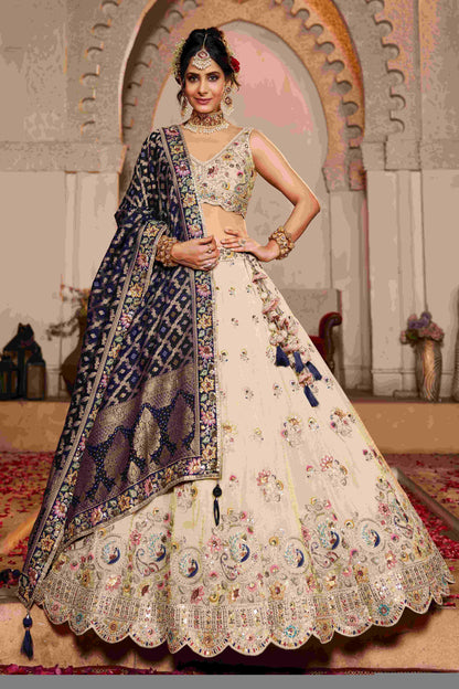 Tissue RIN197 2652 Lehengas Wholesale Designer Lehenga Bridal Lehenga Silk Lehenga