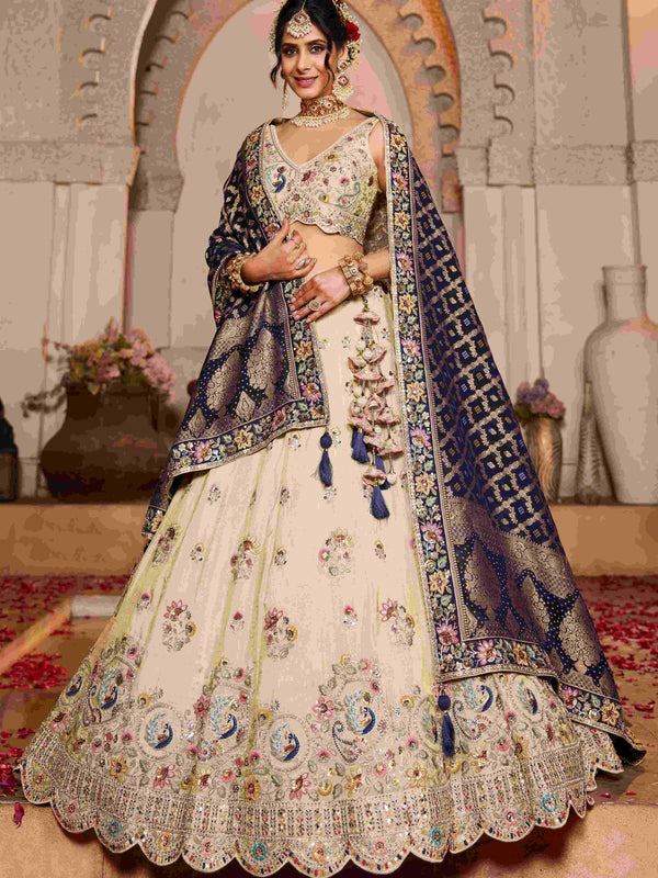 Tissue RIN197 2652 Lehengas Wholesale Designer Lehenga Bridal Lehenga Silk Lehenga
