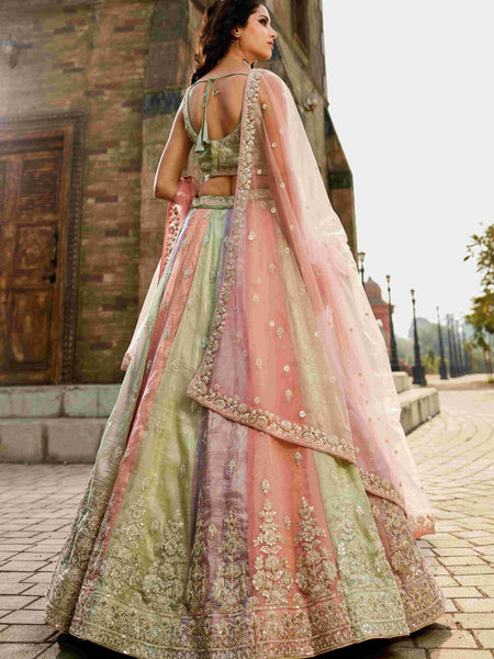 Tissue RIN197 2653 Lehengas Wholesale Designer Lehenga Fancy Lehenga Wedding Lehenga