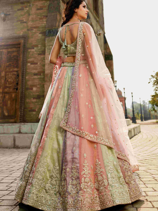 Tissue RIN197 2653 Lehengas Wholesale Designer Lehenga Fancy Lehenga Wedding Lehenga