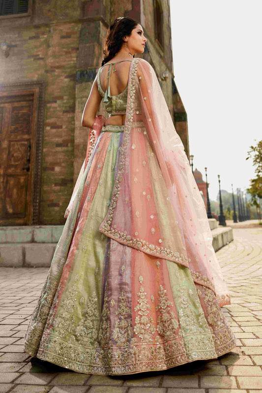 Tissue RIN197 2653 Lehengas Wholesale Designer Lehenga Fancy Lehenga Wedding Lehenga