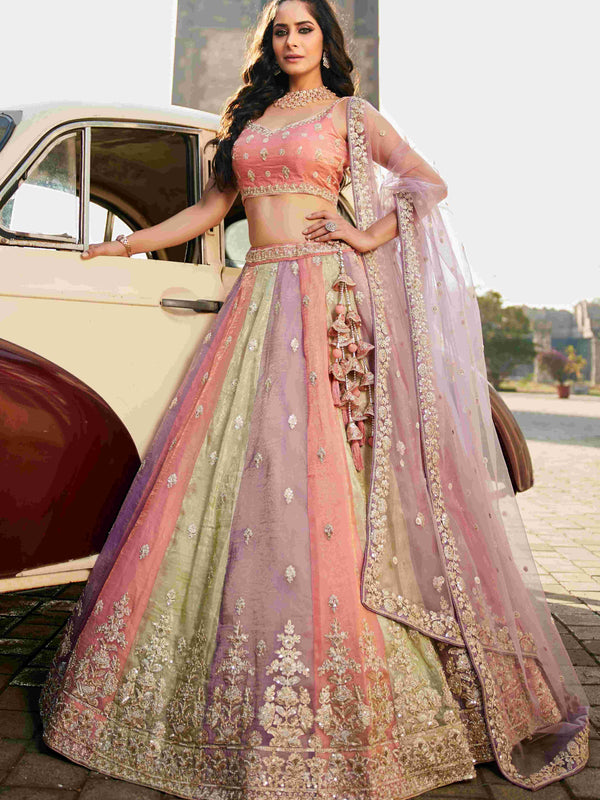 Tissue RIN197 2653 Lehengas Wholesale Designer Lehenga Fancy Lehenga Wedding Lehenga