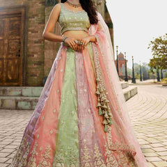 Tissue RIN197 2653 Lehengas Wholesale Designer Lehenga Fancy Lehenga Wedding Lehenga