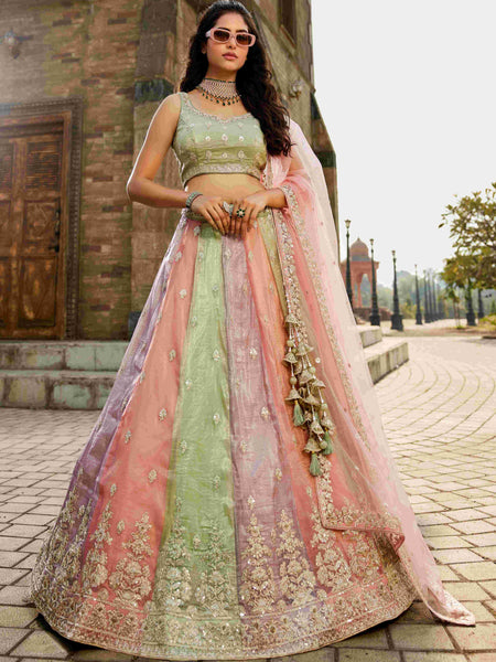 Tissue RIN197 2653 Lehengas Wholesale Designer Lehenga Fancy Lehenga Wedding Lehenga