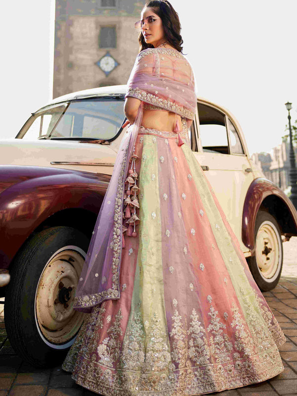 Tissue RIN197 2653 Lehengas Wholesale Designer Lehenga Fancy Lehenga Wedding Lehenga