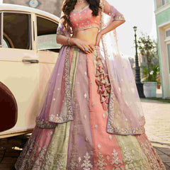 Tissue RIN197 2653 Lehengas Wholesale Designer Lehenga Fancy Lehenga Wedding Lehenga