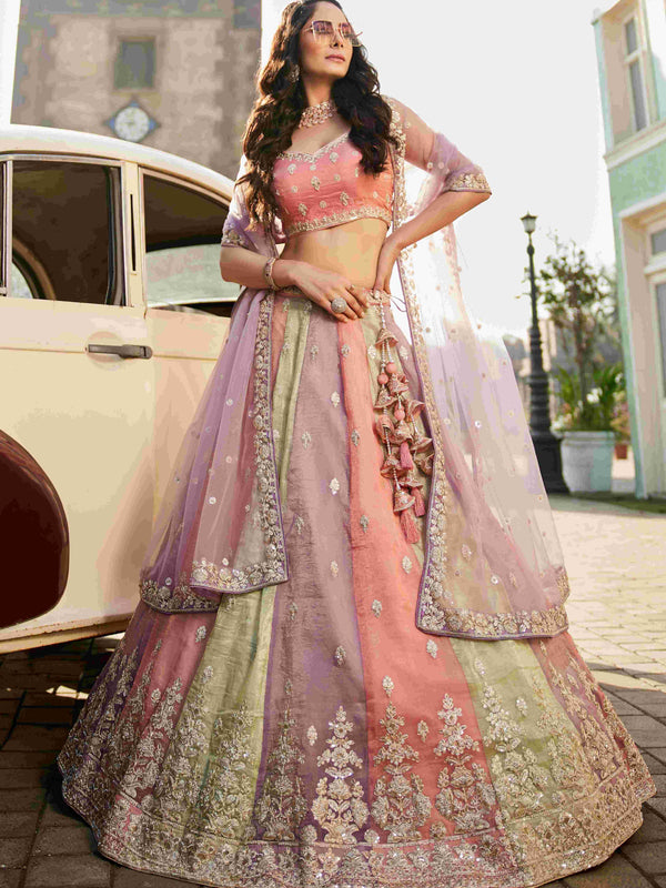 Tissue RIN197 2653 Lehengas Wholesale Designer Lehenga Fancy Lehenga Wedding Lehenga