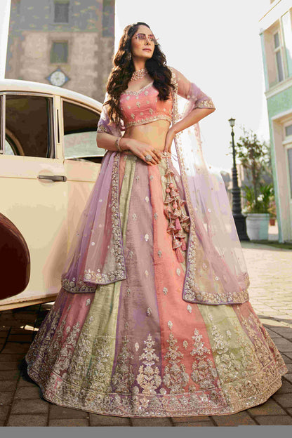 Tissue RIN197 2653 Lehengas Wholesale Designer Lehenga Fancy Lehenga Wedding Lehenga