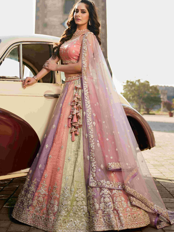 Tissue RIN197 2653 Lehengas Wholesale Designer Lehenga Fancy Lehenga Wedding Lehenga